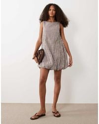 ASOS - Bubble Hem Mini Dress - Lyst
