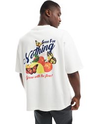 Good For Nothing - Camiseta color piedra con estampado gráfico - Lyst