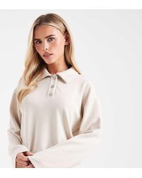 Vero Moda - Super Soft Polo Sweat Top Co-ord - Lyst