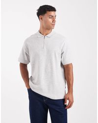 Jack & Jones - Premium Zip Textured Polo - Lyst