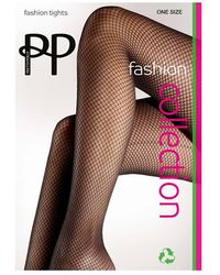 Pretty Polly - Collant A Rete Neri - Lyst
