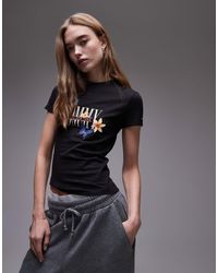 Tommy Hilfiger - – knapp geschnittenes t-shirt - Lyst