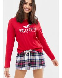 hollister pyjama set