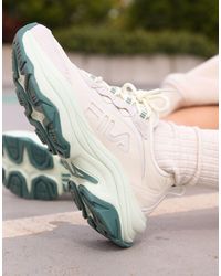 fila trainers green