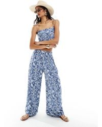 Abercrombie & Fitch - Co-ord Ultra Wide Leg Crinkle Trouser - Lyst