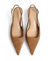 NA-KD - Suede Slingback Pumps - Lyst