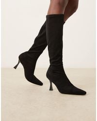 ASOS - – caitlin – eng anliegende, kniehohe stiefel - Lyst