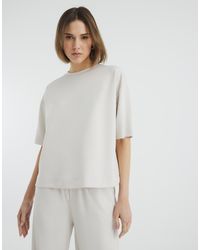 River Island - Boxy Clean Tee - Lyst