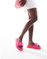 SIMMI - Simmi London Jaslynn Padded Chunky Flatform Sandals - Lyst