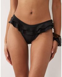ASOS - Kiki Bikinislip Met Ruche - Lyst