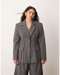 ARRANGE - Curve Premium Sculpted Blazer - Lyst