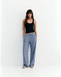 Pull&Bear - Pantaloni Fluidi - Lyst