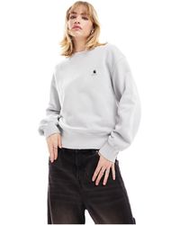 Carhartt - – nelson – gefärbtes sweatshirt - Lyst