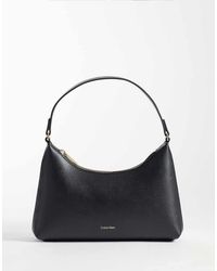 Calvin Klein - Small Shoulder Bag With Foil Logo - Lyst
