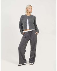 Brave Soul - Contrast Waistband Tailored Trousers - Lyst