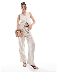 ASOS - Premium Trouser With Linen - Lyst