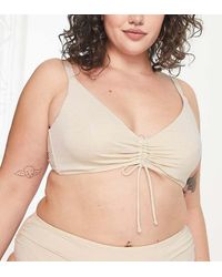 Ivory Rose - Plus Gather Front Bikini Top - Lyst