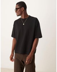 ASOS - – hochwertiges, kastiges oversize-t-shirt aus interlock-jersey - Lyst