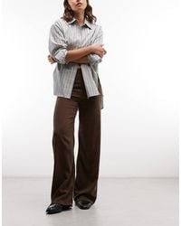 Levi's - Ribcage Wide Leg Linen Mix Jeans - Lyst