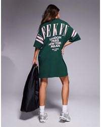 ASOS - Weekend collective – t-shirt-kleid - Lyst