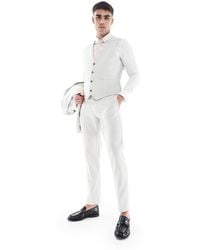 ASOS - Slim Suit Trousers Wool Blend - Lyst