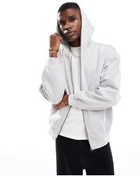 Only & Sons - Oversized Zip Thru Hoodie - Lyst
