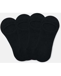 Pull&Bear - Pack Of 4 Invisible Ankle Socks - Lyst