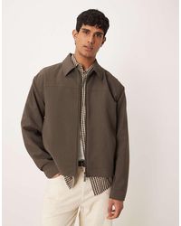 ASOS - Net Harrington Jack - Lyst