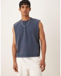 Abercrombie & Fitch - Cropped Sleeveless Tank Top - Lyst