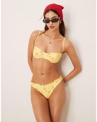 Dippin' Daisy's - Dippin Daisys Exclusive Mix And Match Rosewater High Leg Bikini Bottom - Lyst