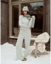 4th & Reckless - – gerippte relaxed-fit-hose aus baumwollmix mit tunnelzug, weitem bein und streifen - Lyst