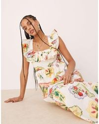 Nobody's Child - Cassidy Ruffle Tiered Midi Dress - Lyst