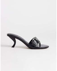 TOPSHOP - Nadine Mid Heeled Mules With Buckle - Lyst