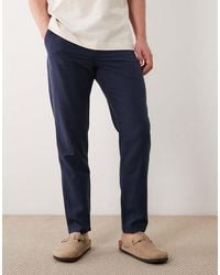 Jack & Jones - Linen-blend Pants - Lyst