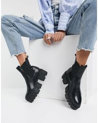 mango bottines rouge