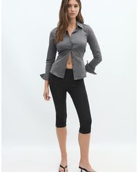 Stradivarius - Basic Striped Fitted Shirt - Lyst