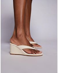 SIMMI - Simmi london wide fit jules keilsandalen - Lyst