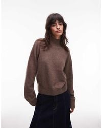 & Other Stories - High Neck Relaxed Knitted Sweater With Wide Sleeves - Lyst