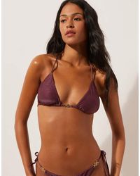 Calzedonia - Triangle Bikini Top Golden Glow - Lyst