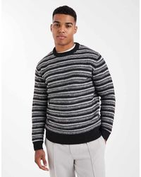 Only & Sons - Regular Fit Crew Neck Open Knit Jumper - Lyst