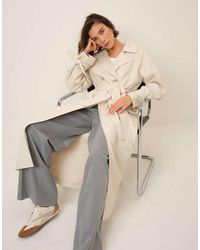 Nobody's Child - Double-Breasted Lightweight Trench Coat - Lyst