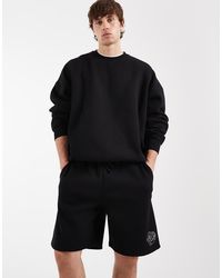 ASOS - Oversized Jersey Short With Graphic - Lyst