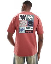 Parlez - Stallo Short Sleeve Logo T-shirt With Back Print - Lyst