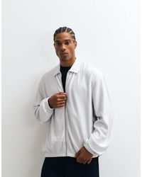 ASOS - Oversized Zip Through Harrington Jacket Co-ord - Lyst