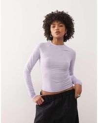 Weekday - Super Soft Slim Fit Long Sleeve Raglan Top - Lyst