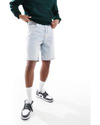 Pull&Bear - baggy Fit Denim Short - Lyst