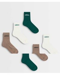 adidas Originals - 6 Pack Linear Logo Crew Socks - Lyst
