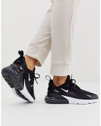 Nike - Air - max 270 - sneakers nere e bianche - Lyst