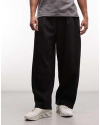 Weekday - Wide Barrel Leg Pleated joggers - Lyst