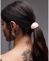 ASOS - Pack Of 2 Resin And Silver Hair Cuffs - Lyst